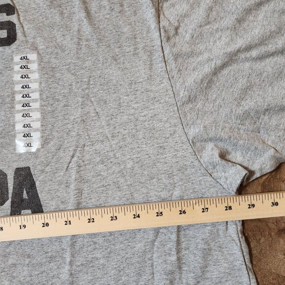 World’s Best Grandpa Tee – Men’s 4XL, Grey, Gift Idea - Picture 4 of 9